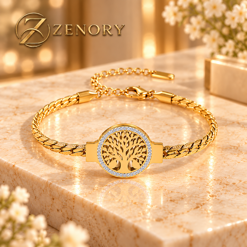 Pulseira Dourada Élise — Zenory
