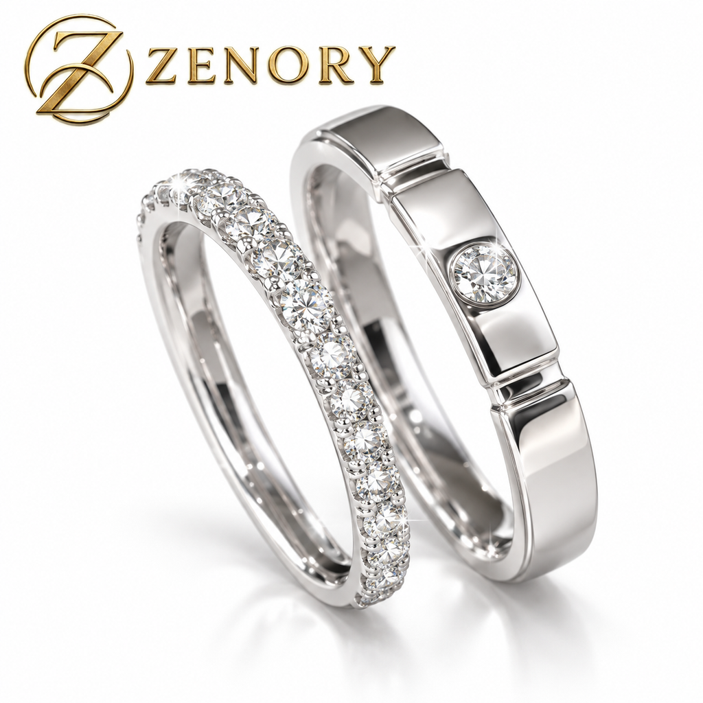 Conjunto Éclat Duo em Prata 925 com Zircônias