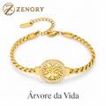 Pulseira Dourada Élise — Zenory