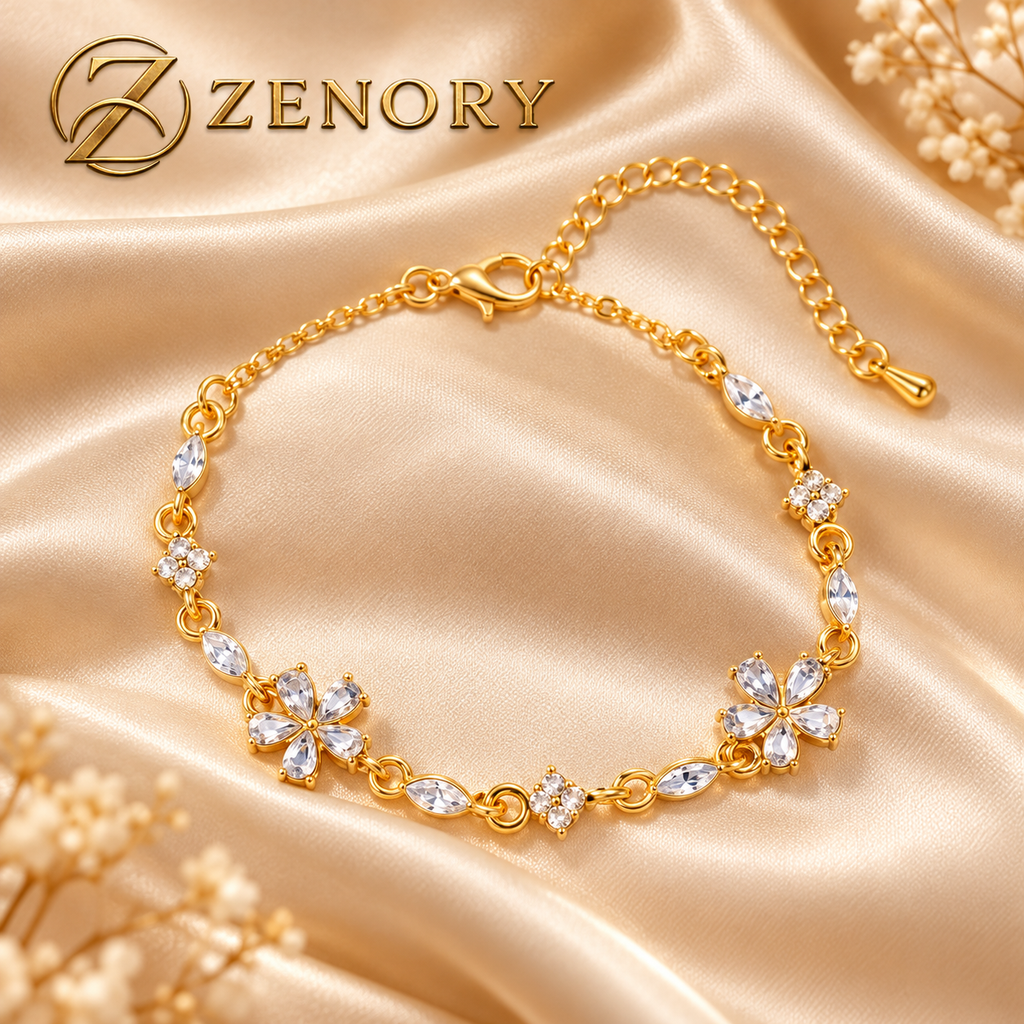 Pulseira Aurora Flor de Cristal — Zenory