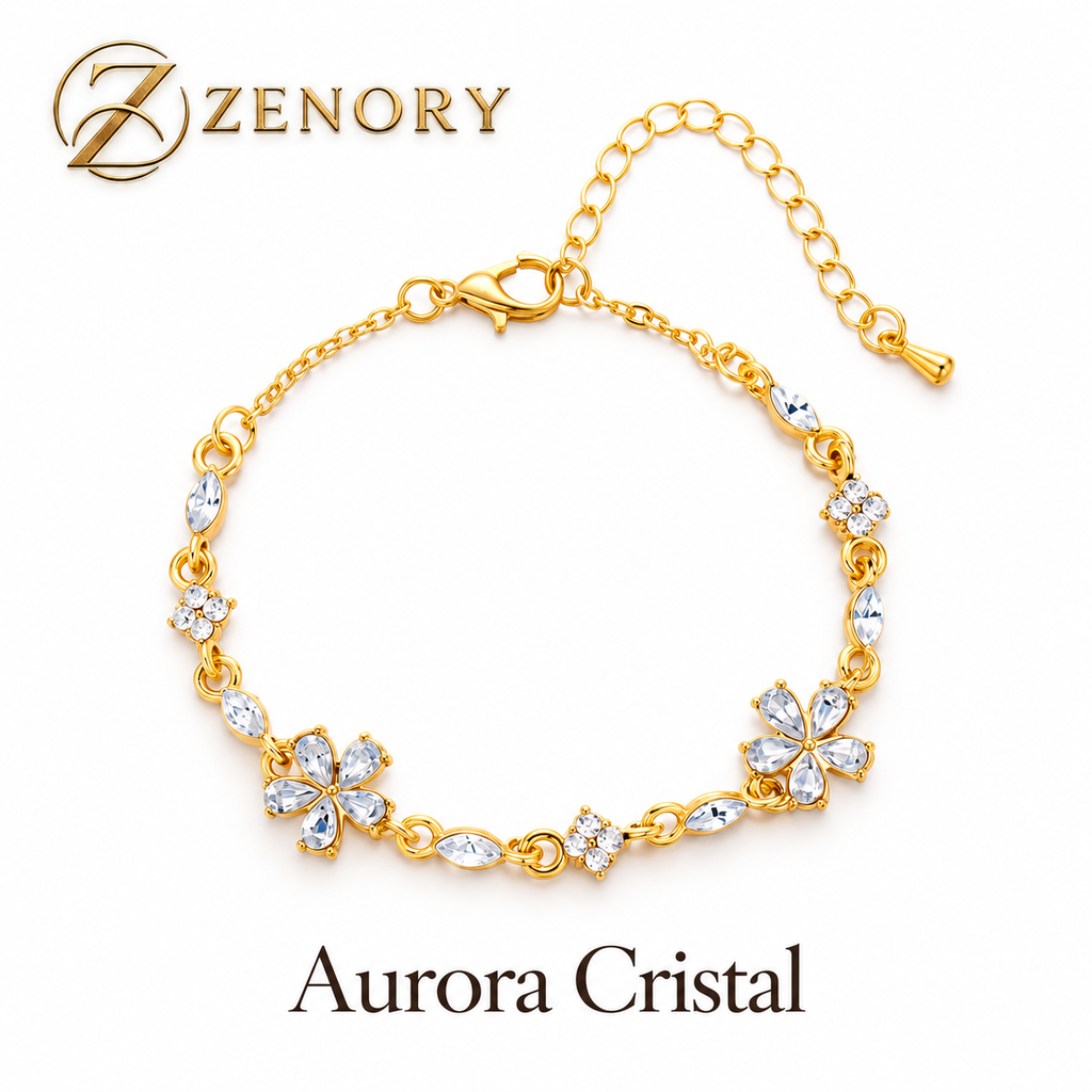 Pulseira Aurora Flor de Cristal — Zenory
