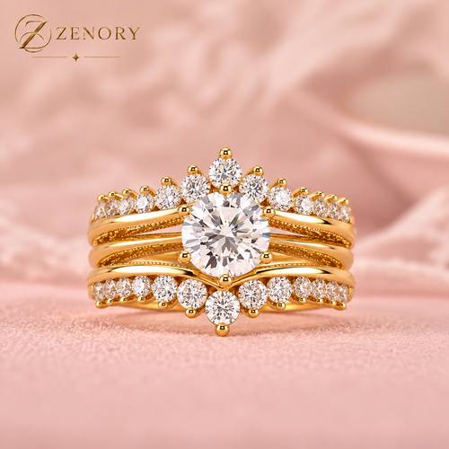 Anel Éternelle Lumière — Conjunto de Noivado Zenory