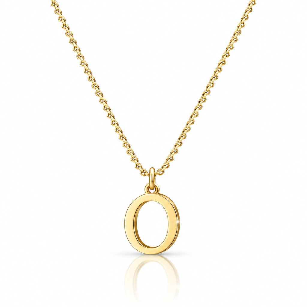 Colar Zenory Initiale – Inicial Personalizada com Banho de Ouro 18K