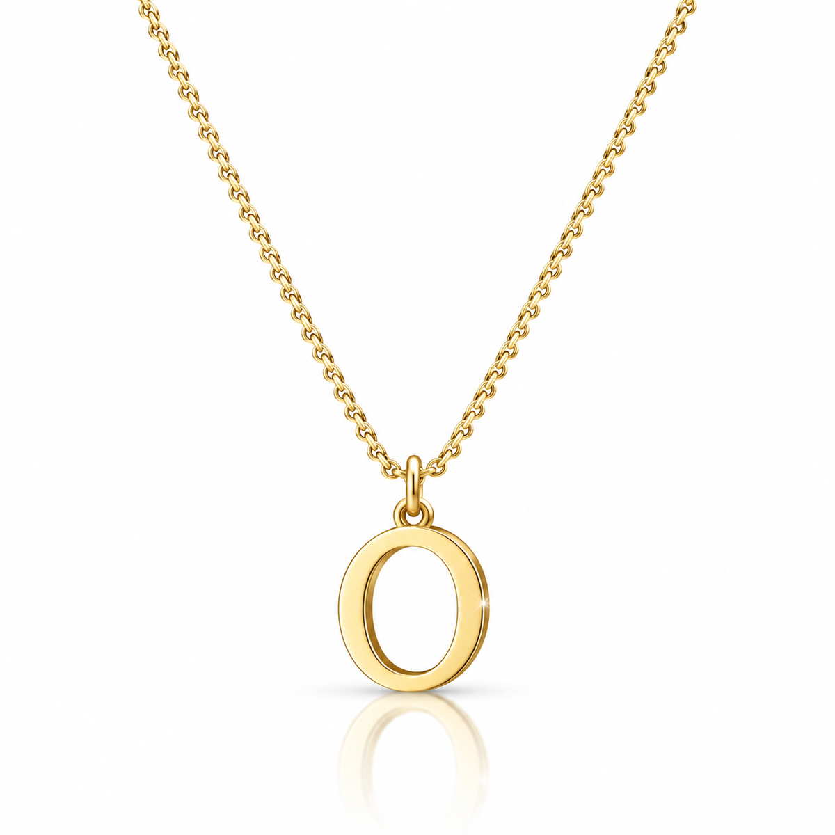 Colar Zenory Initiale – Inicial Personalizada com Banho de Ouro 18K