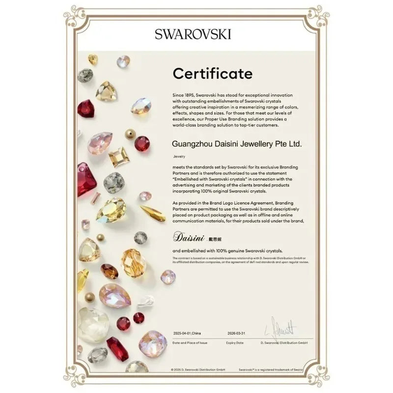 Anel ZENORY Éclat Royale Signature — Rose Gold com Cristais Swarovski