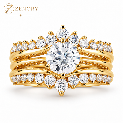 Anel Éternelle Lumière — Conjunto de Noivado Zenory