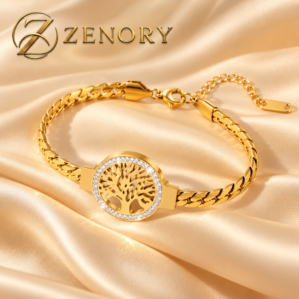 Pulseira Dourada Élise — Zenory